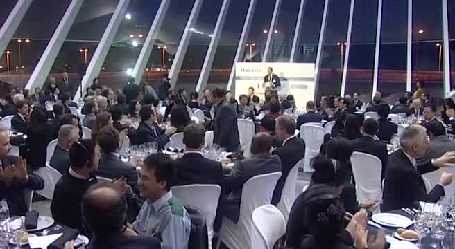 Attendees at the opening ceremony of the 2011 Global China Business Meeting in Valencia