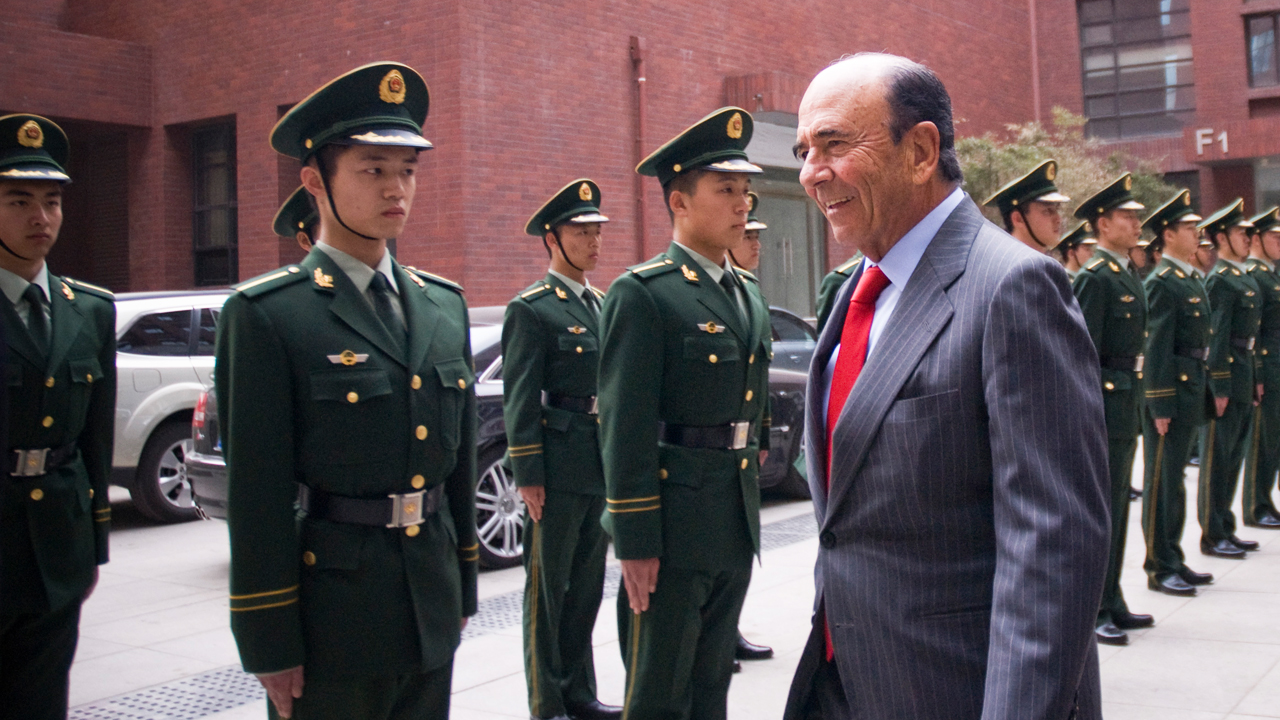 Emilio Botín en China